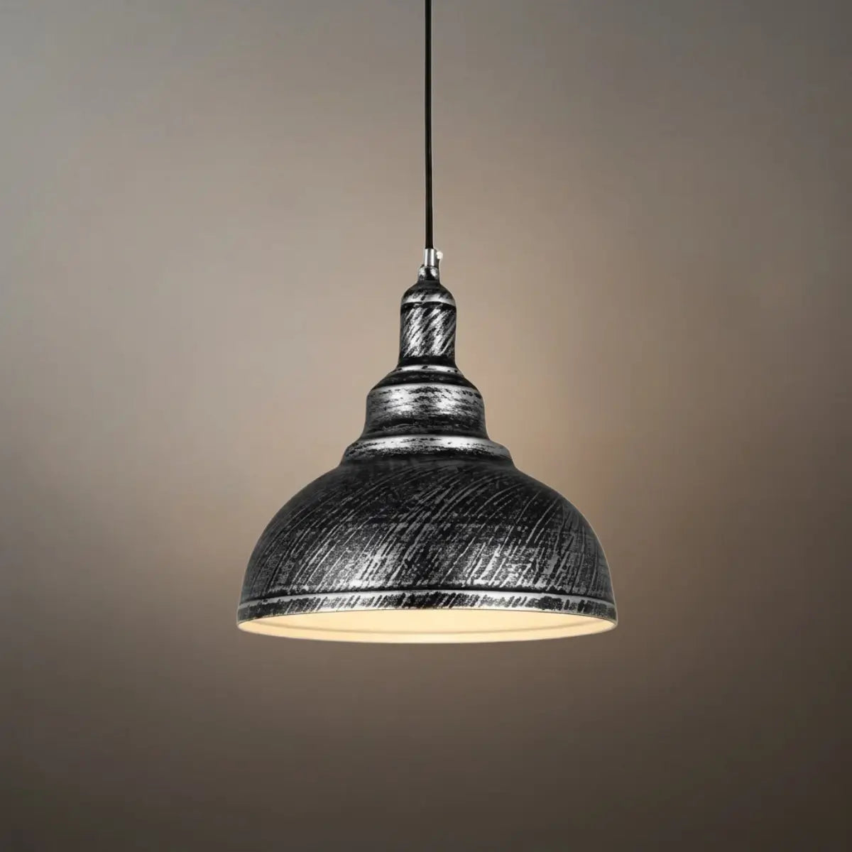 Irondale Industrial Metal Pendant Light - Copper Dome Design for Dining Room